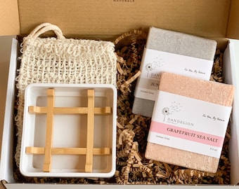 Soap Gift Box | Soap Gift Set | Handmade Soap Gift Set | Thank You Gift Box | Hostess Gift Thank you | Artisan Soap Gift Box | Natural Soap