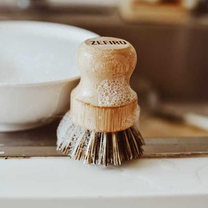 Dish Soap Brush | Natural Brush | Eco Friendly Kitchen | Dish Soap Bar | Kitchen Cleaner | Zero Waste | Plastic Free | Vegan Kitchen