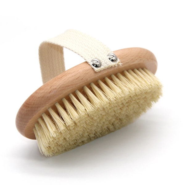 Dry Skin Brush | Eco Friendly Skin Care | Bath Brush | Shower Brush | Exfoliating Scrub | Body Brush | Sauna Accessory | Lymphatic Drainage