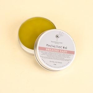 Herbal Chest Rub | Chest Salve | All Natural Organic Herbal Salve | Mullein Infused Salve | Mullein Ointment | High Potency Herbal Formula