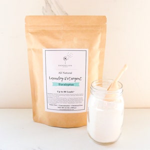 Laundry Detergent | Powdered Laundry Detergent | Natural Laundry Soap | Laundry Powder | Eucalyptus Soap | Laundry Soap | Dandelion Naturals