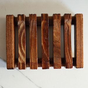 Wood Soap Tray | Soap Dish with Drain | Soap Stand Wood | Zero Waste Soap Dish | Plastic Free | Bar Soap Holder | Soap Lift