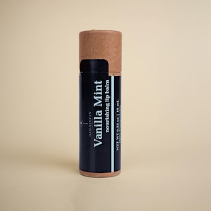 Vanilla Mint Lip Balm | Lip Butter | Tallow Lip Balm | Tallow Chapstick | Eco Friendly Lip Balm | Shea Butter Lip Balm | Beeswax Lip Balm