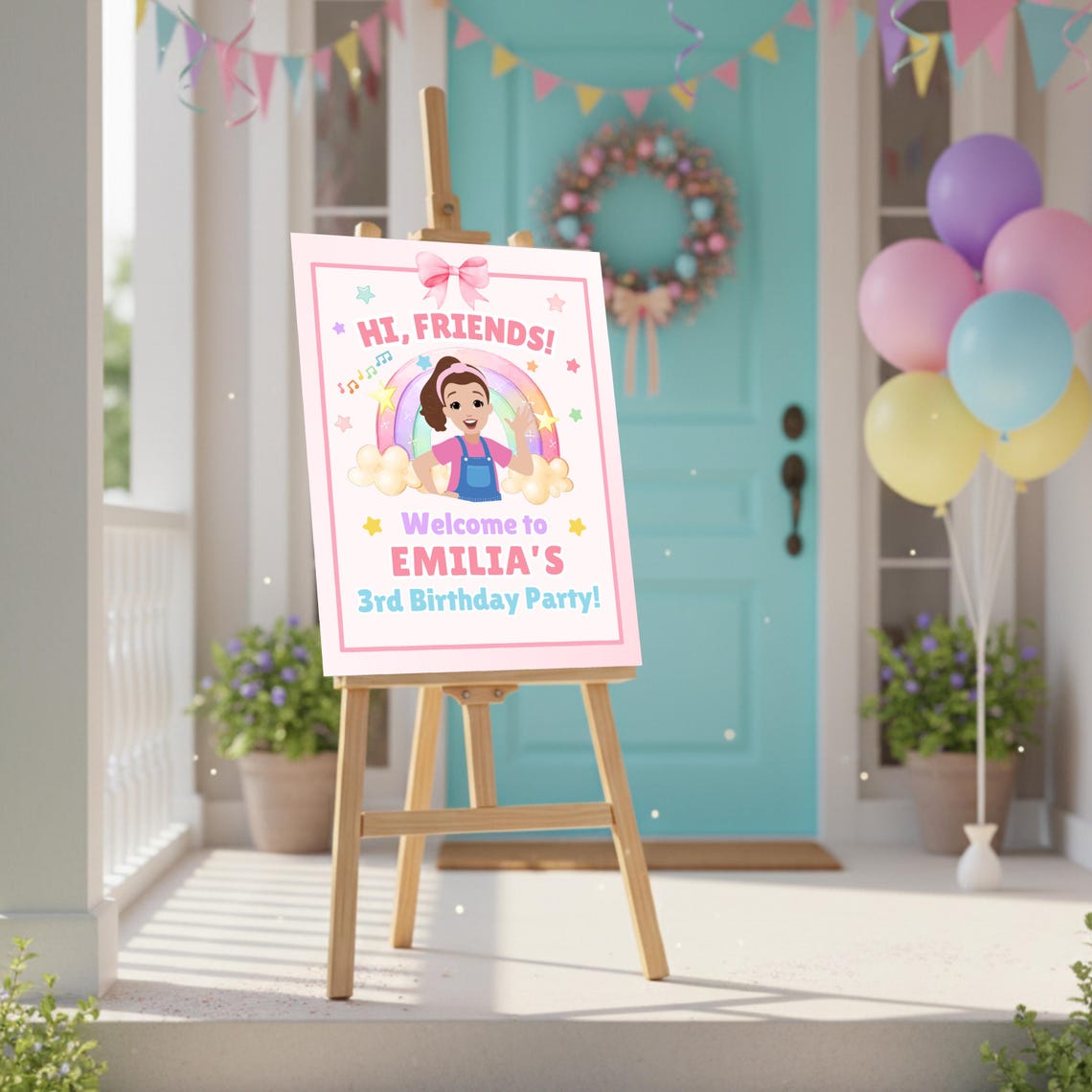 Ms Rachel Welcome Sign, Ms Rachel Birthday Sign, Digital Download ...