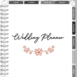 Ultimate Digital Wedding Planner - Goodnotes Download Template, Complete Digital Printable PDF Template - Editable Digital Download