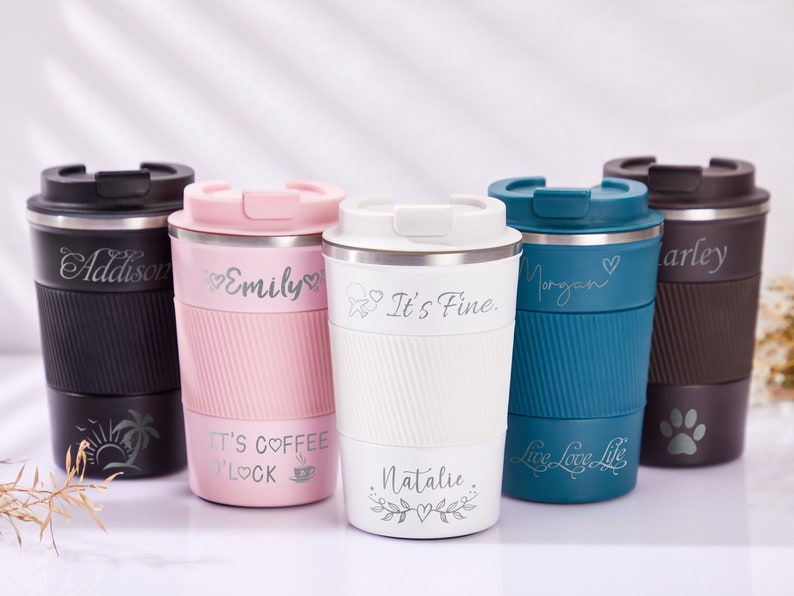 Travel Mug Personalized Coffee Cup Travel Mug Coffee Mug Custom Coffee