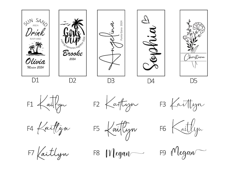 Engraved Water Bottle Personalized Beach Tumbler Custom Insulated Water