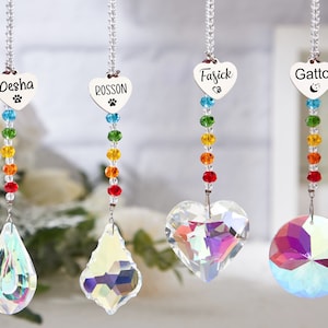 Rainbow bridge pet personalized,Sun catcher,Pet Memorial Gift,personalized Dog Memorial Gifts,dog/cat/pet remembrance,Rainbow Bridge Gifts