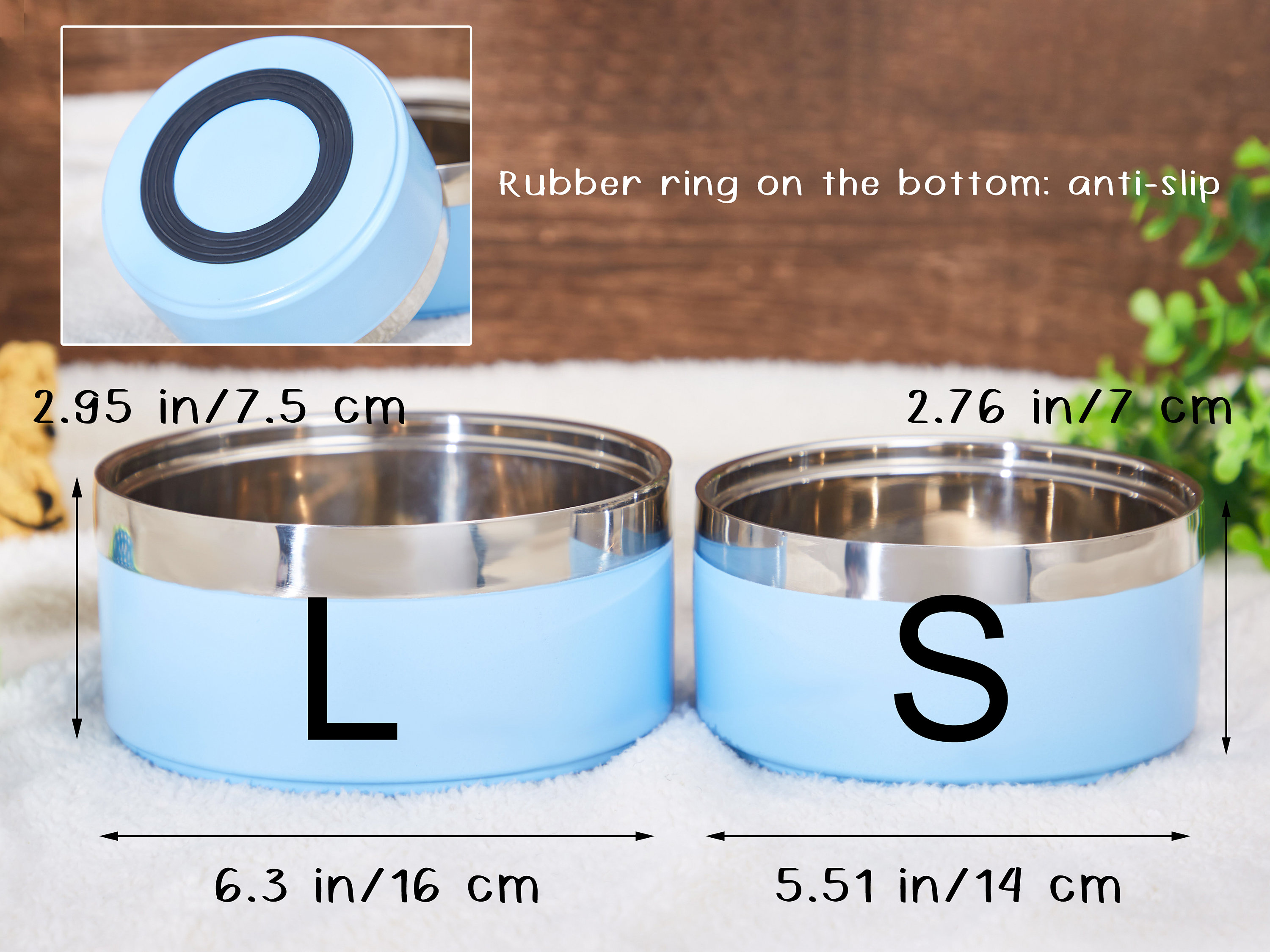 Custom Dog Bowl, Personalized Dog Food Bowl with Name, Dog Food/Water Bowls, Small-Large Bowls for Pet, Stainless Steel Cat Feeder Bowl Pet Gift