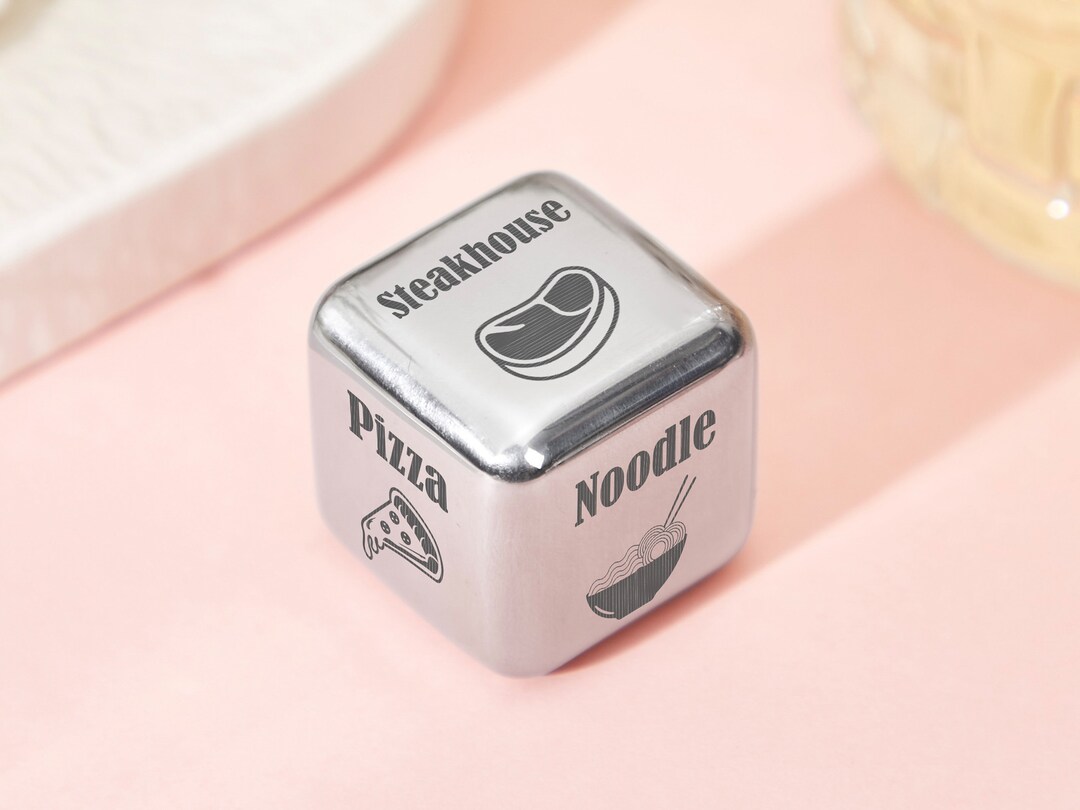 Personalized Food Takeout Dice Valentines Day Gift for Him Her Custom