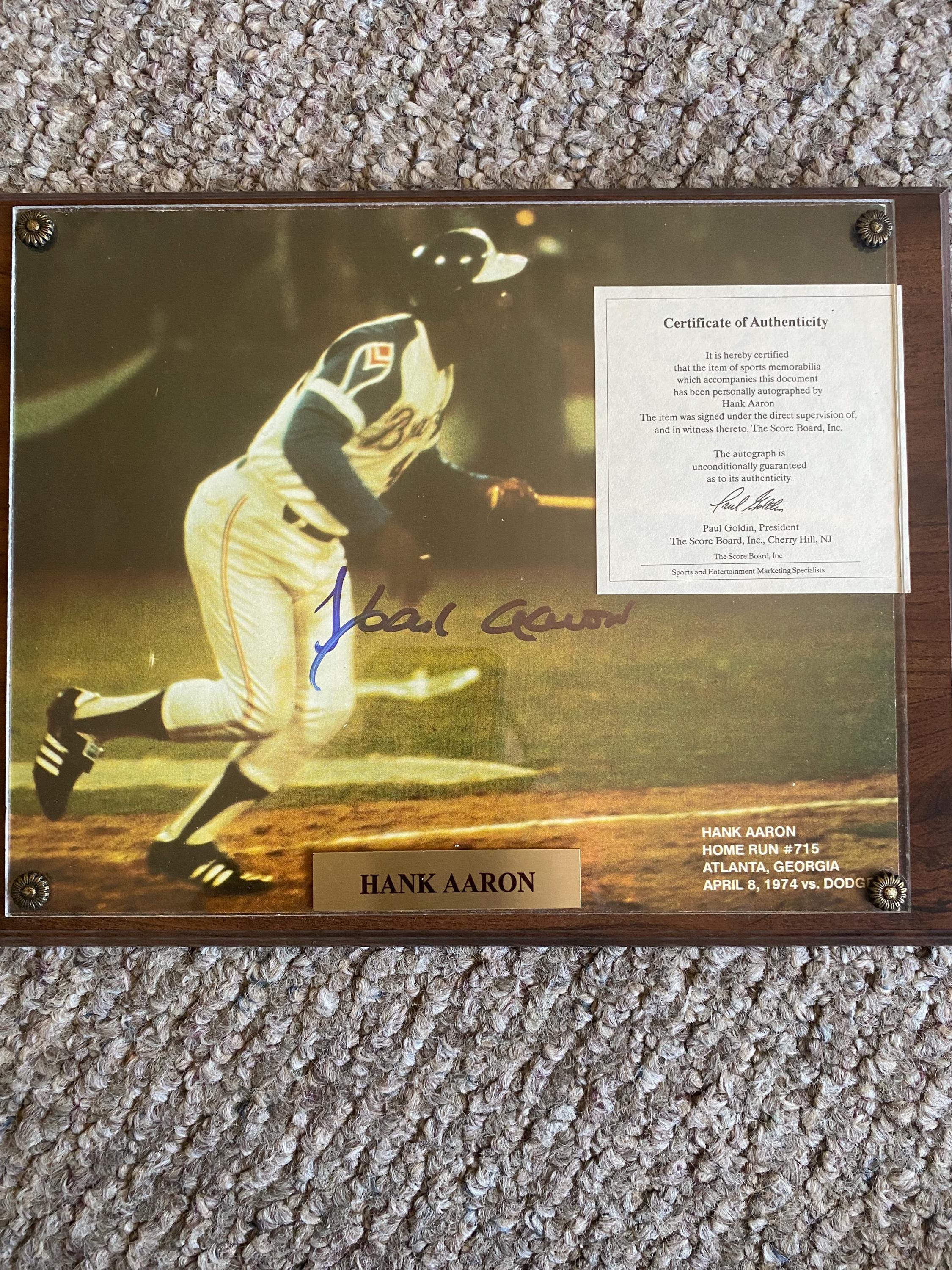 至宝ハンク・アーロン 直筆サイン入り MLB公式ボール（フィーニー