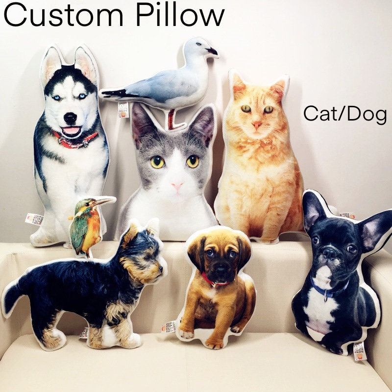 personalized pet photo pillows