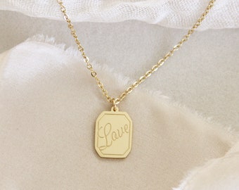 Love Necklace, John 3:16 Jewelry, Christian Jewelry Gift, Baptism Gift, Communion Gift, Heirloom Christian Jewelry, Faith Scripture Jewelry