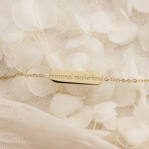 Missional Motherhood Bracelet, Proverbs 22:6 Bracelet, Proverbs Woman, Christian Faith Jewelry Gift, Scripture Bible Verse Engraved Bracelet