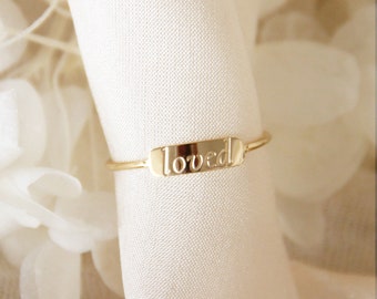 Anillo del Amado, Juan 3:16, Anillo del Hijo de Dios, Regalo Cristiano, Anillo de las Escrituras, Joyería de Fe, Regalo Cristiano, Joyería de Jesús, Anillo del Amor