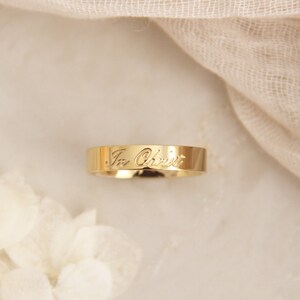 Chosen, Beloved, Promise, in Christ, Band Ring, Christian Jewelry Gift ...