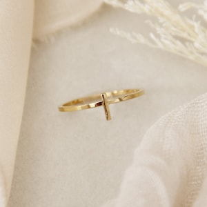 Cross Ring, Dainty Cross Ring, Christian Jewelry Gift, Tiny Gold Cross Ring, Faith Jewelry, Christian Gift, Jesus Jewelry, Everyday Cross