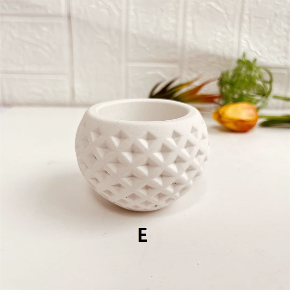Plant Pot Silicone Molds Concrete Round Bowl Molds Candle Etsy Australia