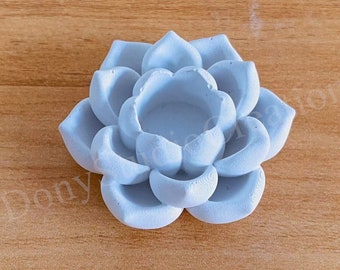 Lotus Candle Holder Silicone Mold, Flower Candle Holder Raysin Mould, Resin Mold - Concrete - Gypsum Silicone Moulds, Cement, Wax Melt