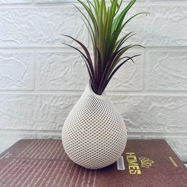 Nordic Vase Concrete Mold, Dry Flower Holder Silicone Mould, Grid, Vase Silicone Mold, Resin, Jesmonite