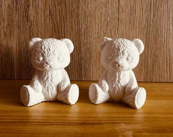 Stampo in silicone per orso 3D, stampi per colata in silicone orso, stampi per calcestruzzo, stampo per animali in silicone, stampi in resina, gesso, decorazioni per la casa, stampi per candele