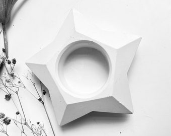 Star Tealight Candle Holder Silicone Mold, Tea Light Holder Mould, Silicone Mould, Resin Mold, Concrete Mold, Jesmonite Raysin Silicone Mold