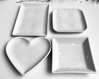 Jewelry Dish Bowl Silicone Mold,  Styling Heart Round Square Rectangle Dish Tray Mould, Jewelry Bowl Silicone Mould, Jewelry storage