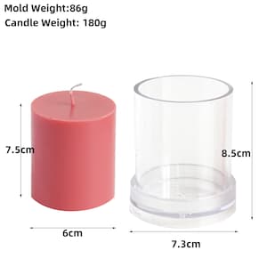 Pillar Candle Molds, Cylinder Candle Molds, Plastic Molds, Column Candle Making Molds, Gift, Candles, Casting Mould, DIY Candle Making Molds image 9