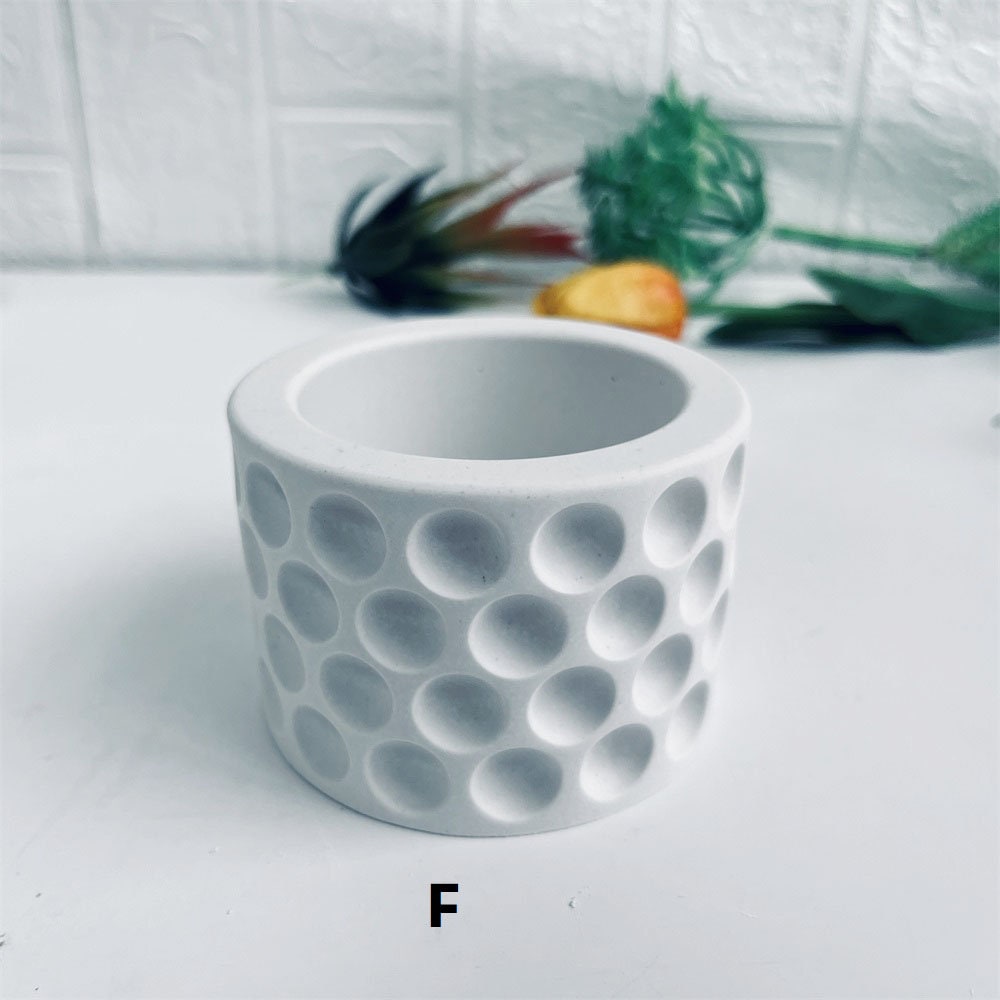 Plant Pot Silicone Molds Concrete Round Bowl Molds Candle Etsy Australia