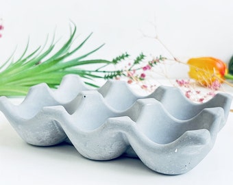 Egg Storage Holder Silicone Mold, Concrete Tray Silicone Moulds, Egg Tray Plate Silicone Resin Mold, Casting Moulds, Egg silicone mold