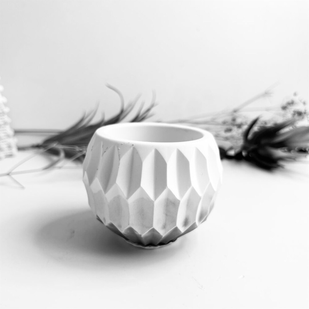 Concrete Mold Planter, Concrete Mold Silicone, Candle Holder Mold