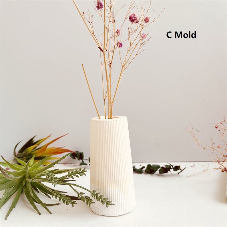 Mini Vase Silicone Mold Concrete Molds for Casting Vases Etsy