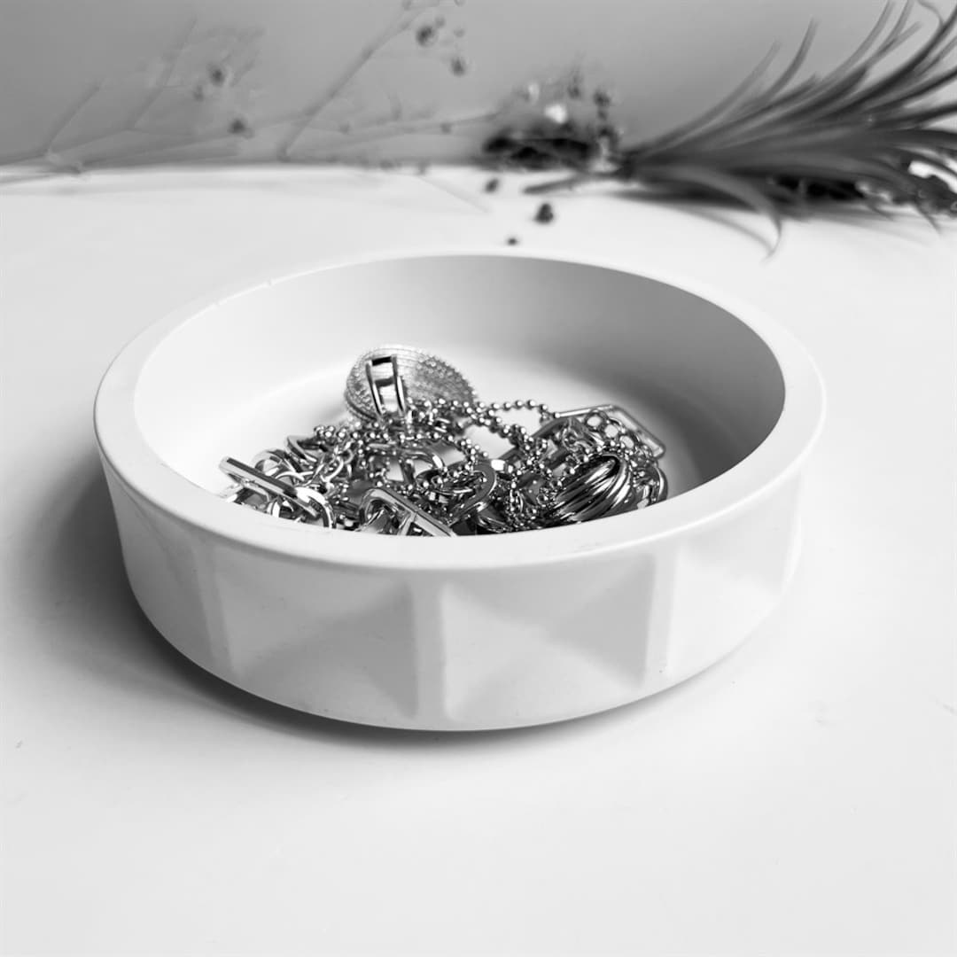 Stackable Round Jewelry Storage Holder Silicone Mold Key - Etsy