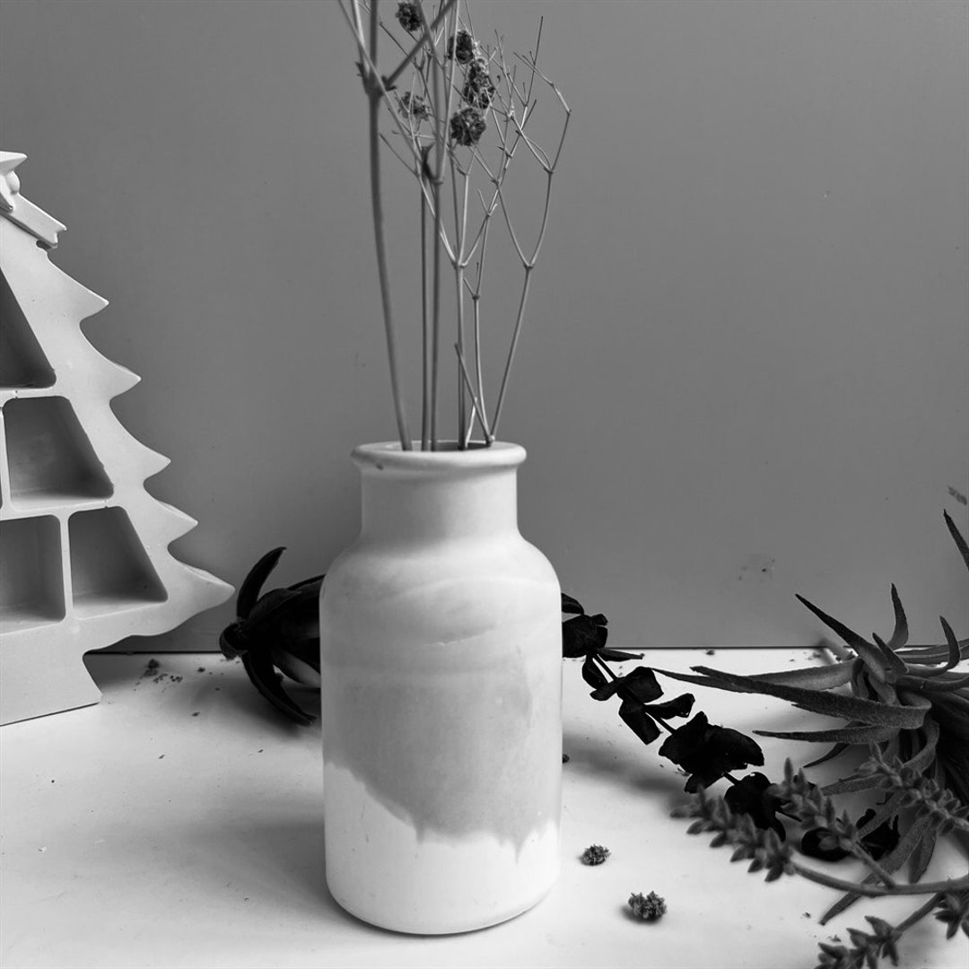 Vase Silicone Mold, Concrete Molds for Casting Vases, Bottles Silicone