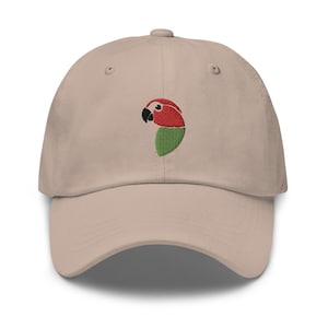 Casquette de baseball brodée de perroquets, chapeau de papa réglable en coton, plusieurs couleurs