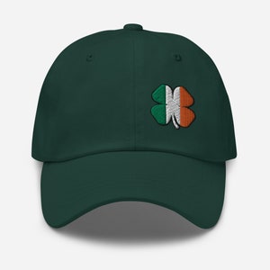 Ierse klaver geborduurde baseballpet katoen verstelbare vaderhoed St. Patrick&#39;s Day Cadeau