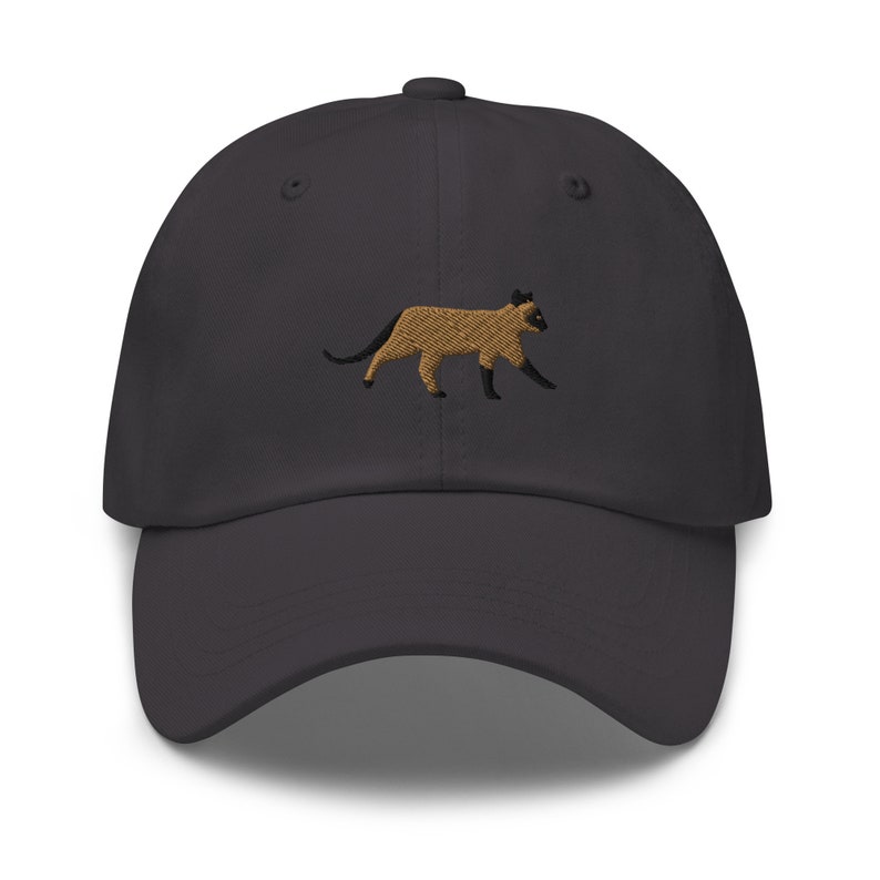 Siamese Cat Walk Embroidered Baseball Cap Cat Mom Hat Cotton Adjustable Dad Hat