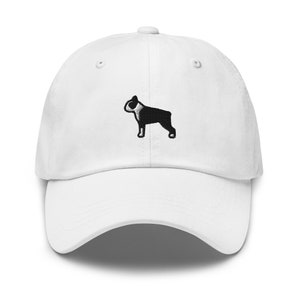 Boston Terrier Hat Embroidered Dog Hat for Dog Lovers Gift for Dog Dad Boston Terrier Baseball Cap Unisex Dad Hat