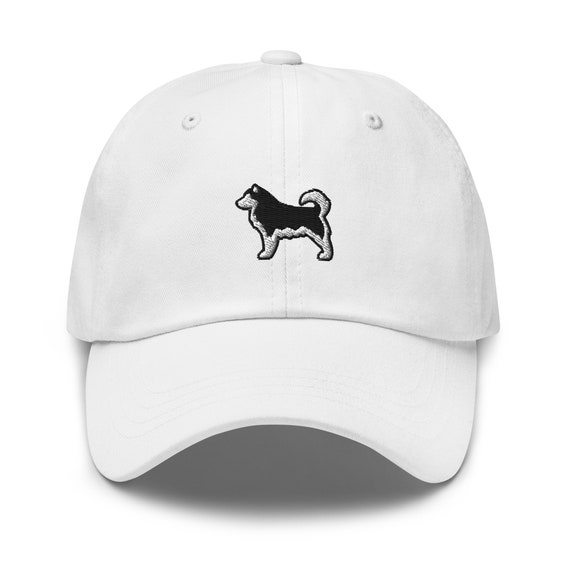Alaskan Malamute Dog Embroidered Baseball Cap Cotton Adjustable Dad Hat