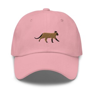 Siamese Cat Walk Embroidered Baseball Cap Cat Mom Hat Cotton Adjustable Dad Hat