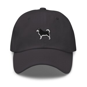 Alaskan Malamute Dog Embroidered Baseball Cap Cotton Adjustable Dad Hat