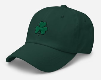 Chapeau irlandais Casquette de baseball brodée trèfle Chapeau de la Saint-Patrick Chapeau porte-bonheur Chapeau trèfle