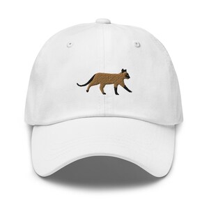 Siamese Cat Walk Embroidered Baseball Cap Cat Mom Hat Cotton Adjustable Dad Hat