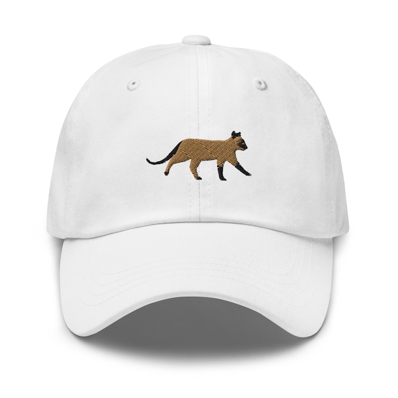 Siamese Cat Walk Embroidered Baseball Cap Cat Mom Hat Cotton Adjustable Dad Hat