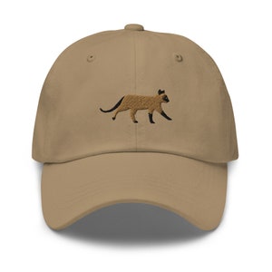 Siamese Cat Walk Embroidered Baseball Cap Cat Mom Hat Cotton Adjustable Dad Hat