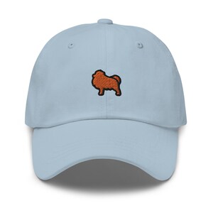 Pomeranian Dog Embroidered Baseball Cap Cotton Adjustable Dad Hat