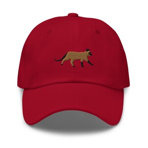 Siamese Cat Walk Embroidered Baseball Cap Cat Mom Hat Cotton Adjustable Dad Hat