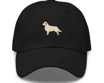 Cream Golden Retriever Hat for Dog Lovers Dog Dad Gift Dog Dad Hat Embroidered Retriever Baseball Cap