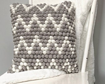 CROCHET PATTERN ⨯ Crochet pillow cover, home decor, bedroom decor ⨯ Chevron