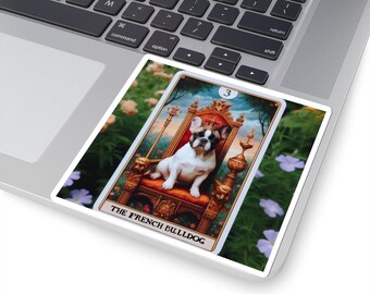 Pegatinas del Tarot - El Bulldog Francés